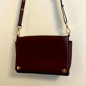 Brown "leather" purse by h&m